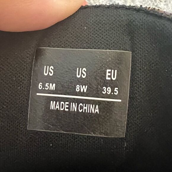 Abstract Funky Combat Boots Lace Up Mid Top Multicolor Vibrant  M 6.5/ W 8 - Picture 8 of 9